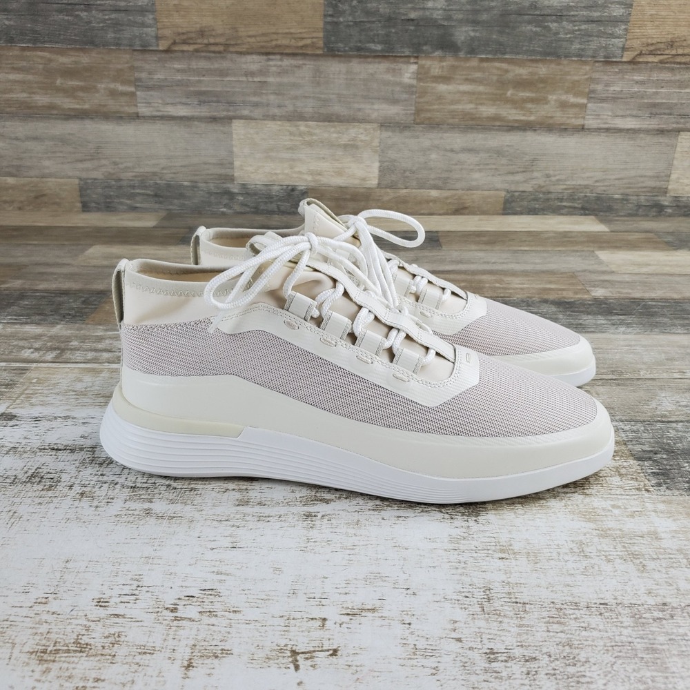 Wolf & Shepherd Crossover Mid Sport Mens Shoes Sz 10.5 Off White Lace Up Sneaker